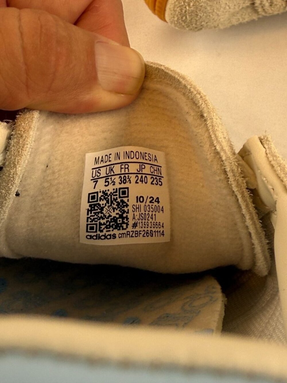 NEW Adidas Originals Handball Spezial W Alumina Clear Sky Womens 7US Casual Shoe - Picture 9 of 9